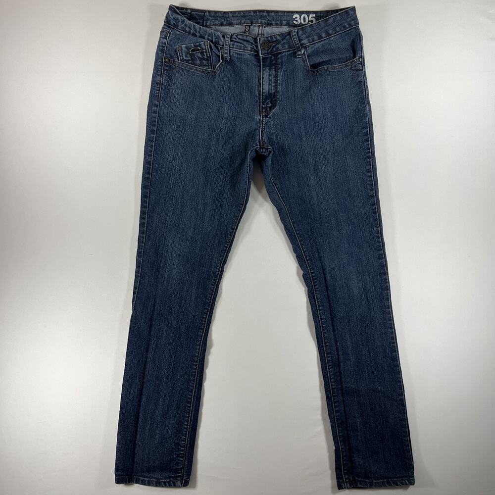 Ezekiel 305 Chopper Jeans Men’s 34x32 Blue Straight Leg Denim Dark Wash